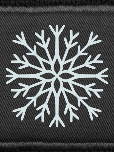 Icy Geometric Snowflake