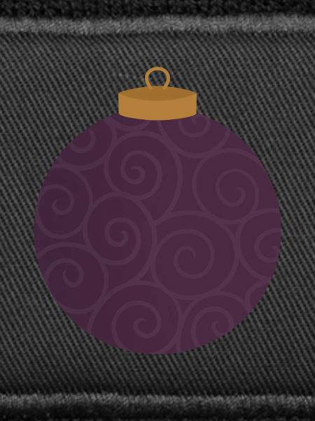 Swirled Purple Ornament