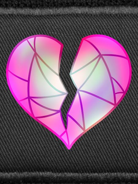 Broken Pink Heart