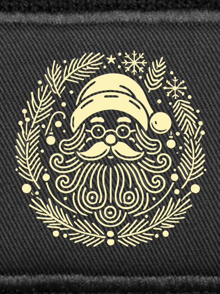 Weihnachts-Weihnachtsillustration des Weihnachtskranzes
