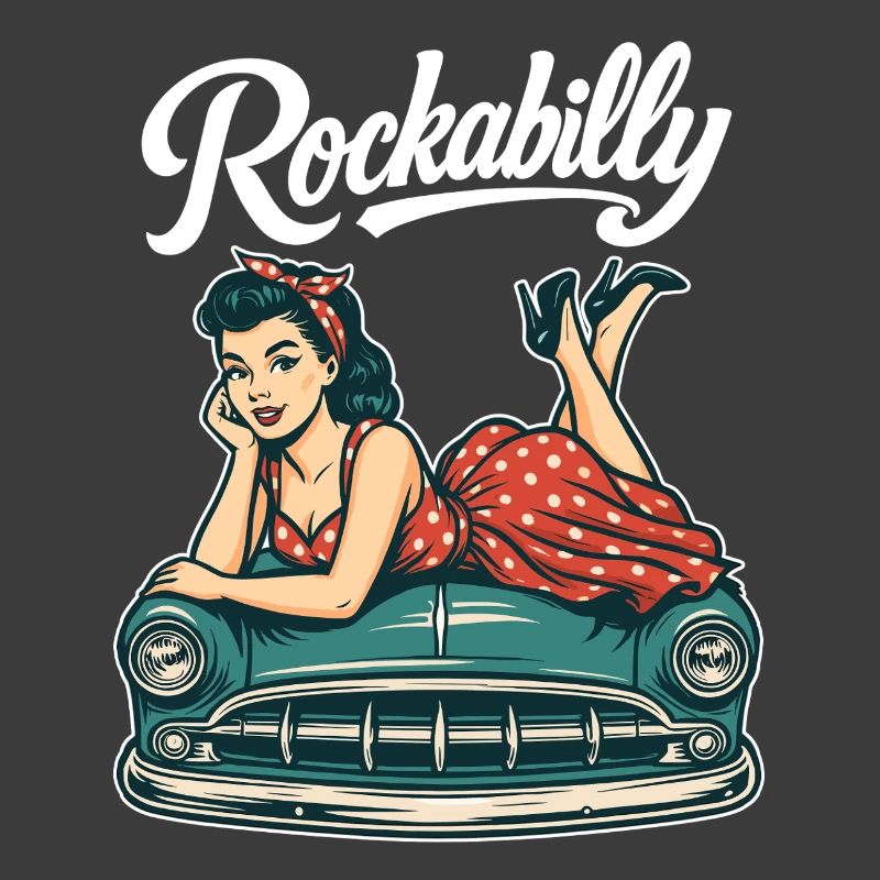 Rockabilly Oldtimer Auto Pin Up Retro Geschenk