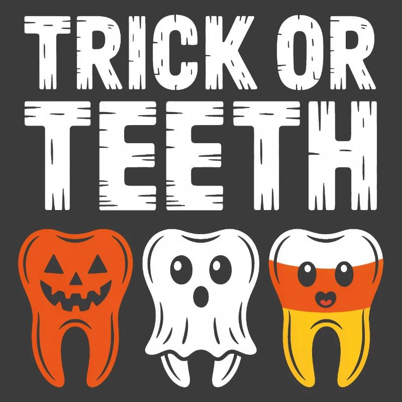 Trick oder Teeth Halloween-Trio