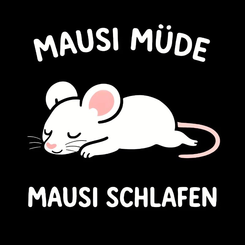 Mausi müde - Mausi schlafen | Süße Maus
