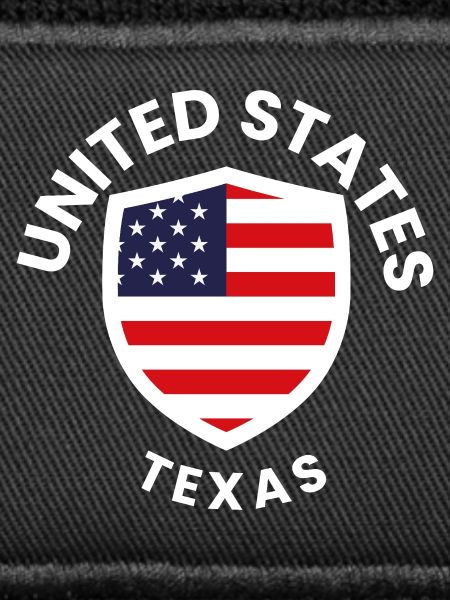 Shielded USA Texas emblem