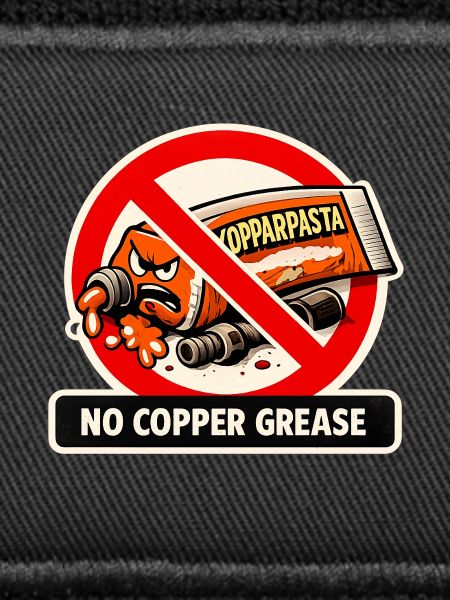 No copper paste