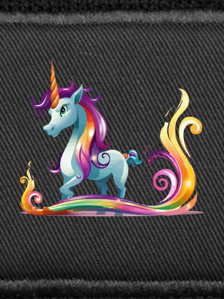 Regenbogen-Einhorn Farbströme