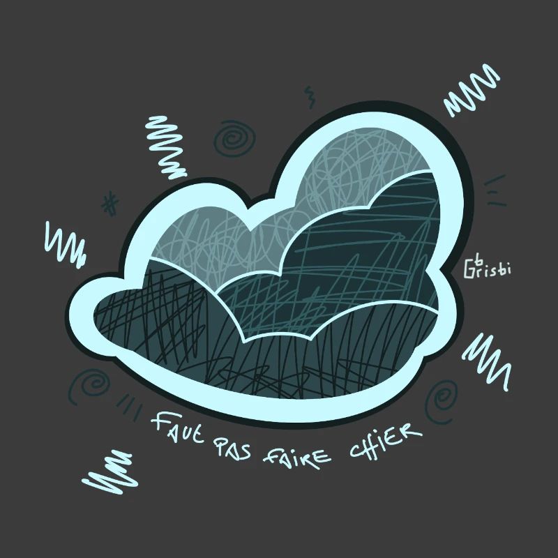 Cloud, emotion, angry