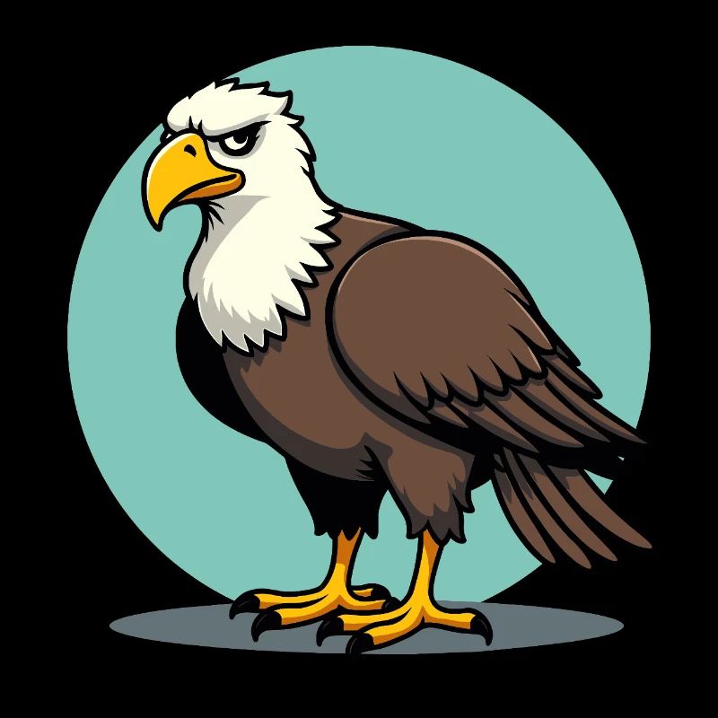 Stolzer Adler Majestätischer Greifvogel
