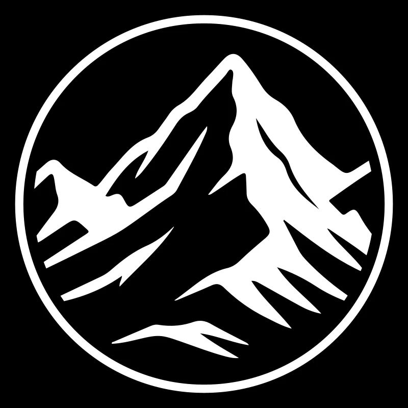 Sommet de l’icône de la montagne