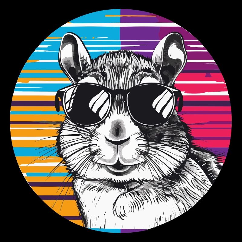 Hamster mit Sonnenbrille