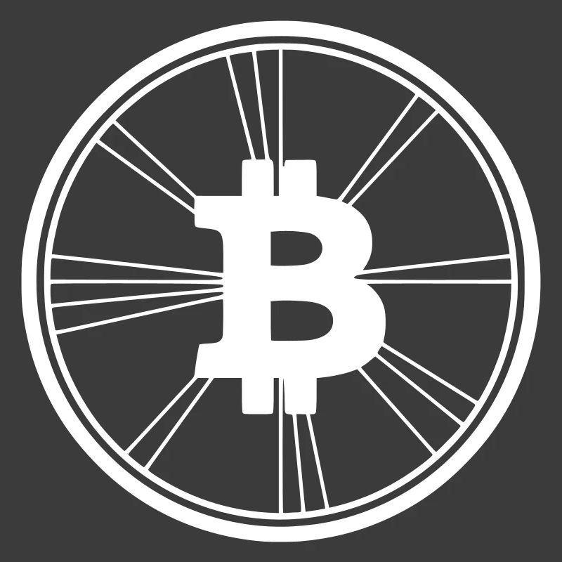 Bitcoin Logo Modern Wireframe Krypto