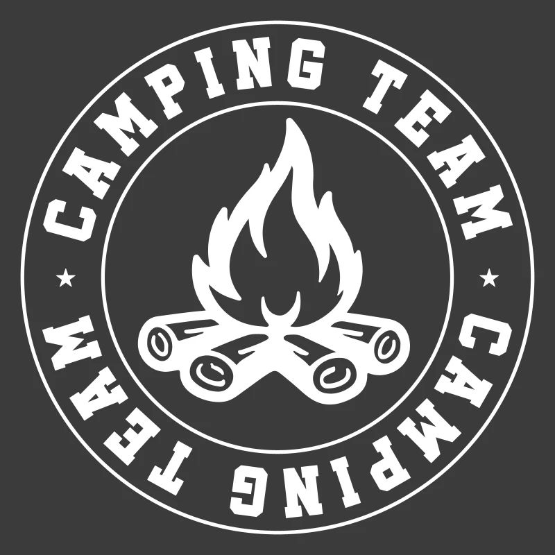 Camping Team Campfire