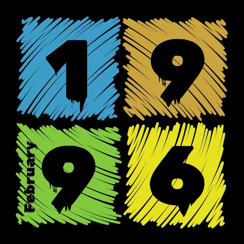 30th Birthday Colored Patches since 02/1996