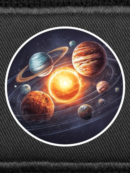 Astronomie Weltraum-Sonnensystem-Planeten-Orbit-Grafik