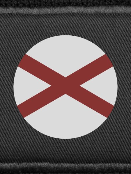 Alabama round flag