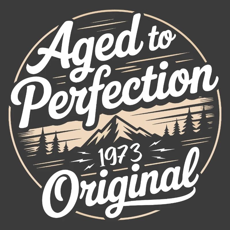 Vintage 1973 Born Retro Original 1973