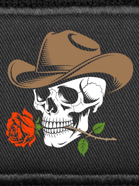 Skeleton Cowboy Rose