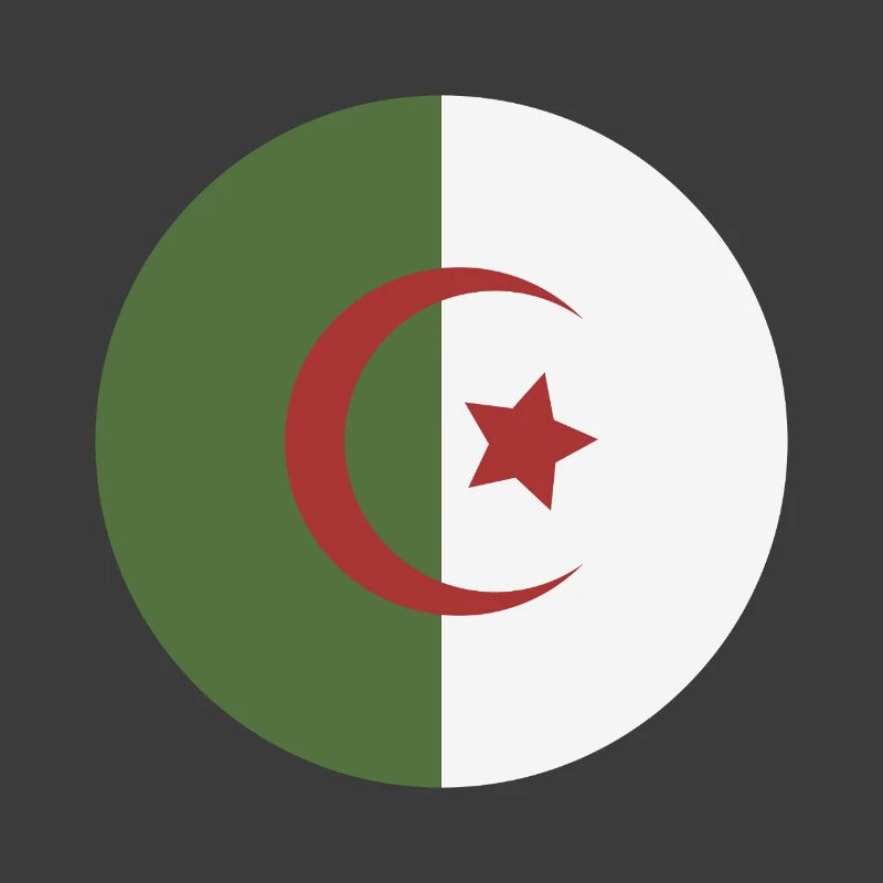 Algerien-Rundflagge