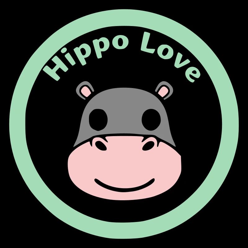 Hippopotamus Head Face Mask Smile