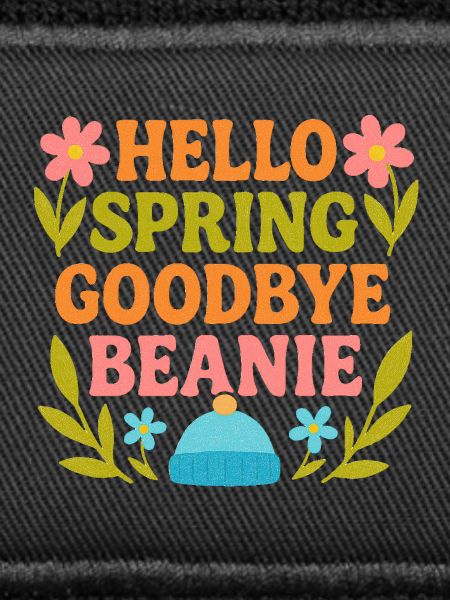 Hallo Frühling Goodbye Cap
