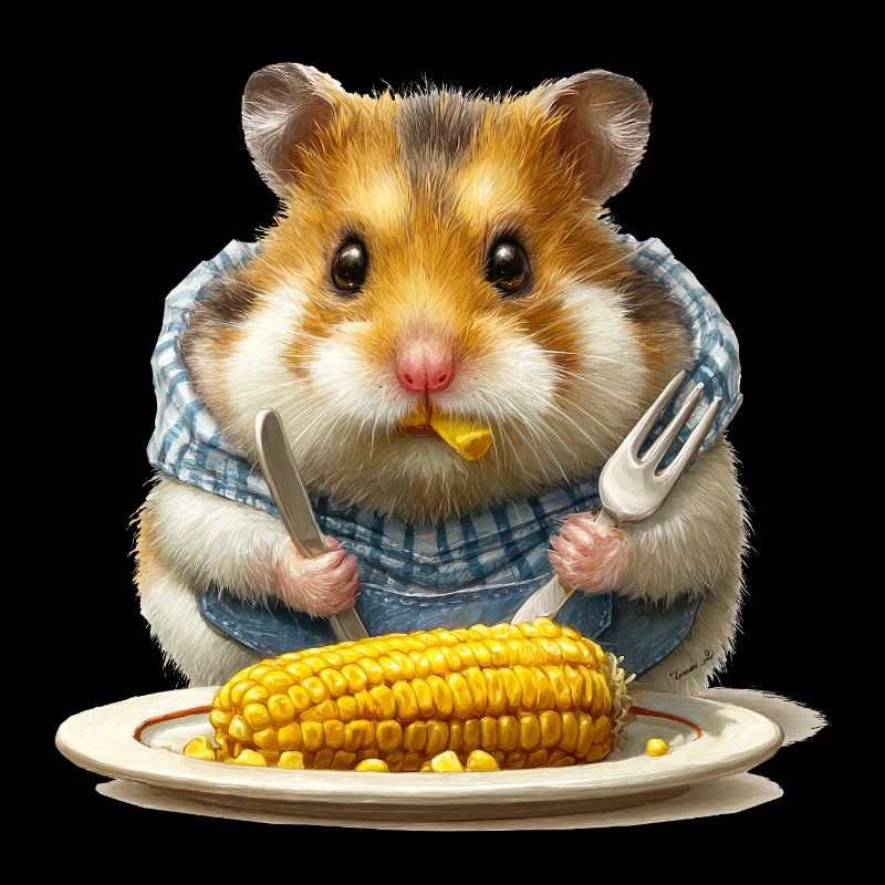 Kitchen hamsters at the corn festival