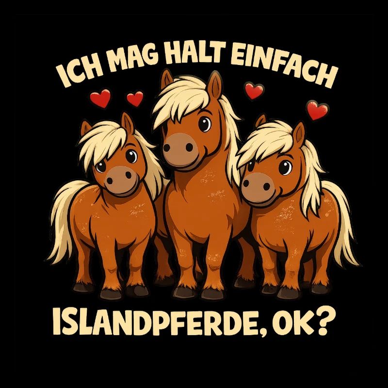 Motif de déclaration des amateurs de chevaux islandais