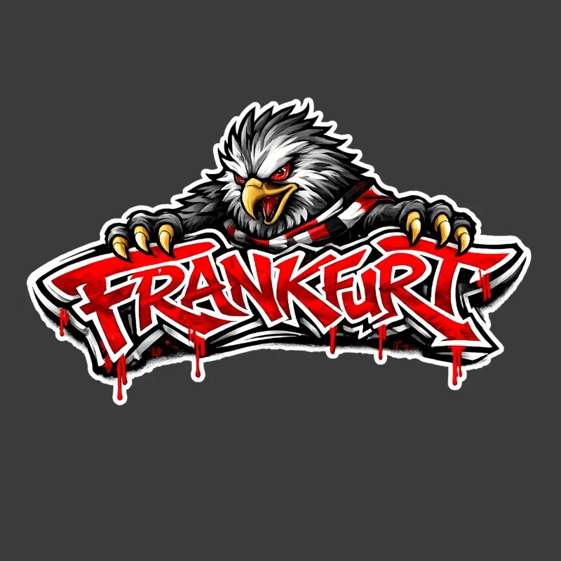 Graffiti Adler de Francfort