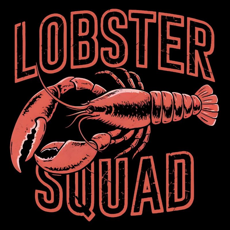 Lobster Squad Vintage Seafood Team