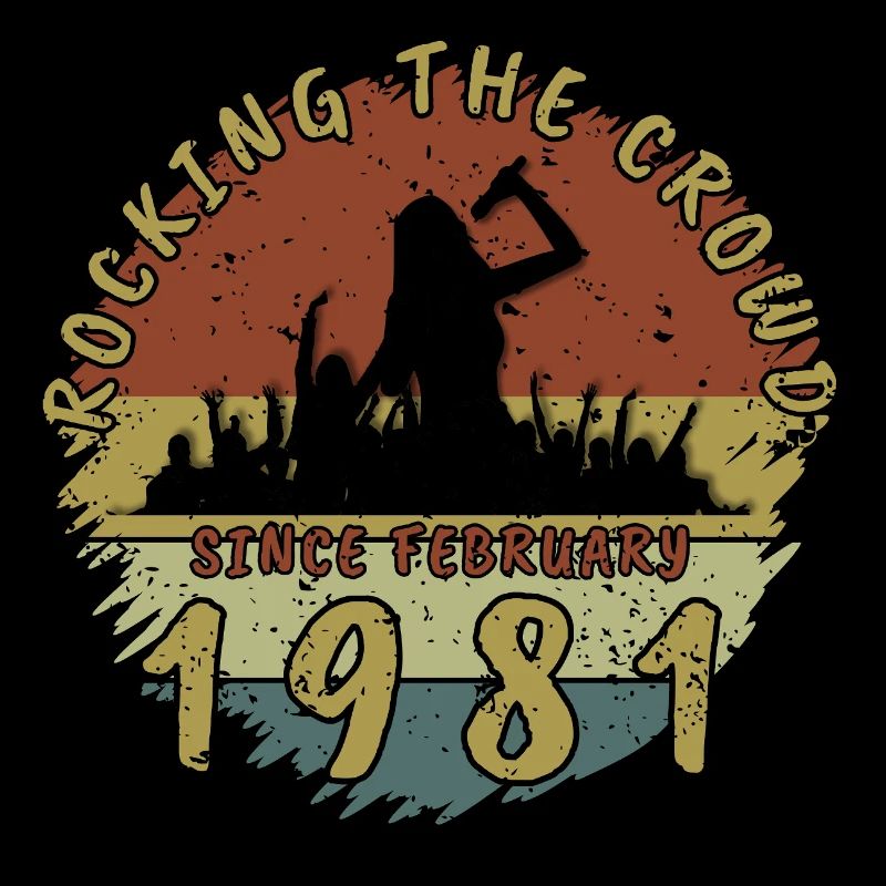 45th Birthday Rocking the crowd SNG 02/1981