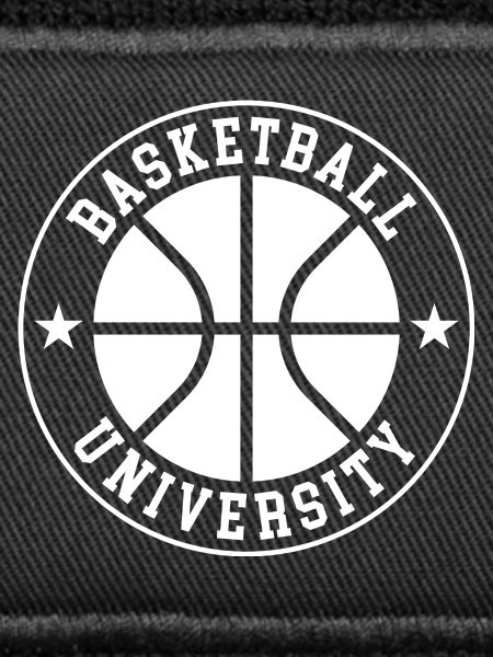 Basketball University Emblem Circle