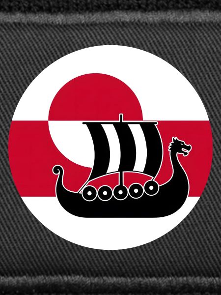 Greenland Flag Longship Design