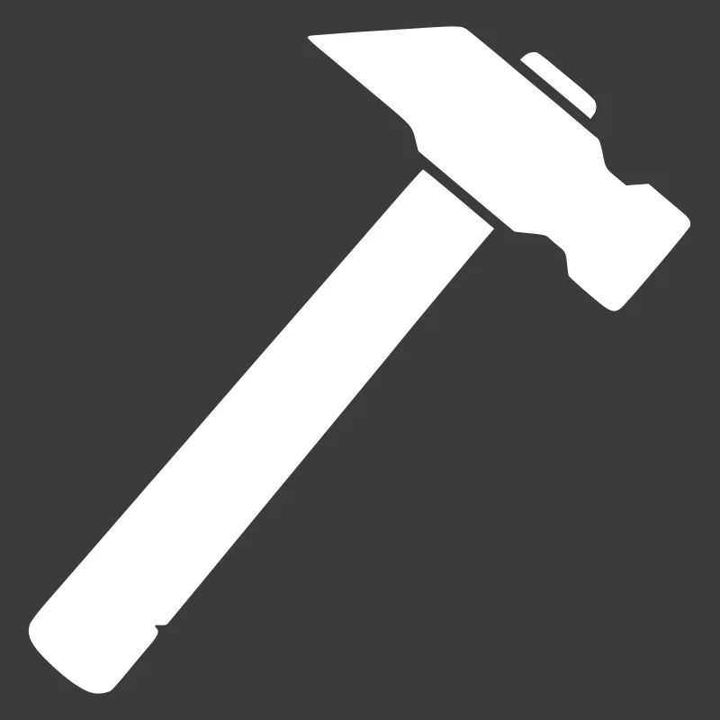 Hammer Tool Craft Icon Vector