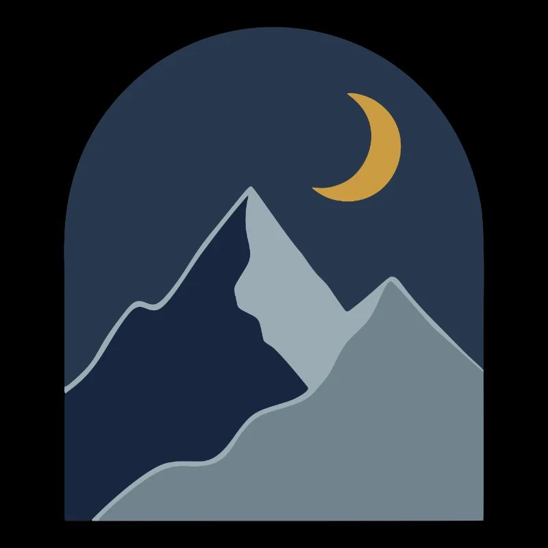 Midnight Mountain Serenity