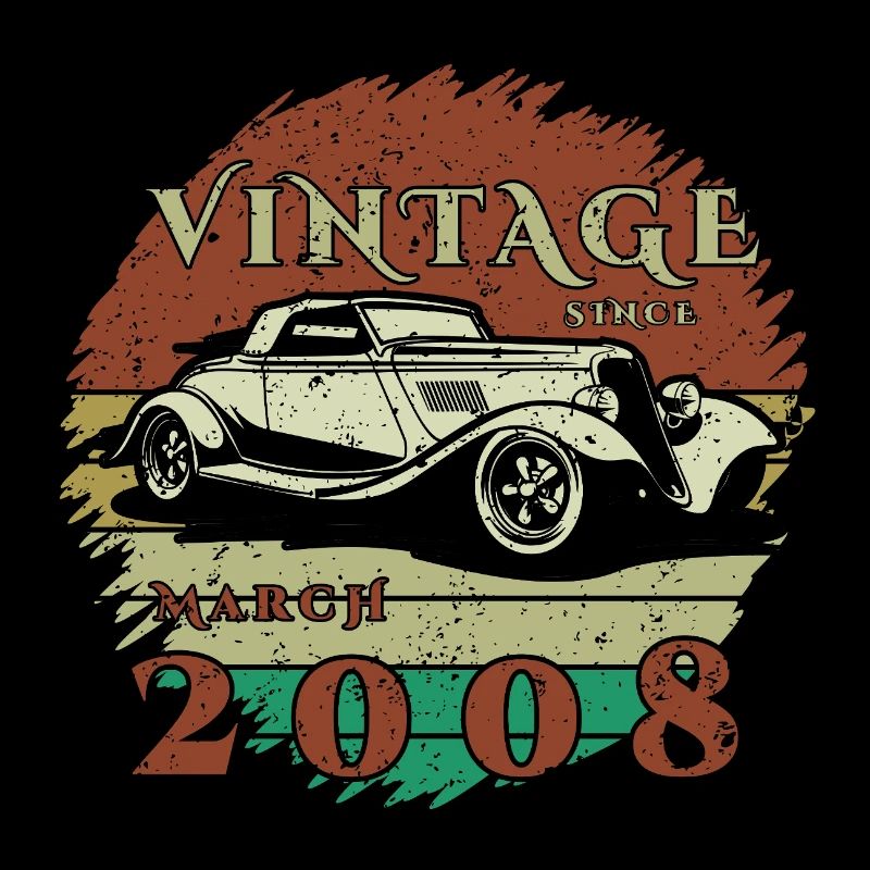 18. Geburtstag - Klassiker - Vintage since 03/2008