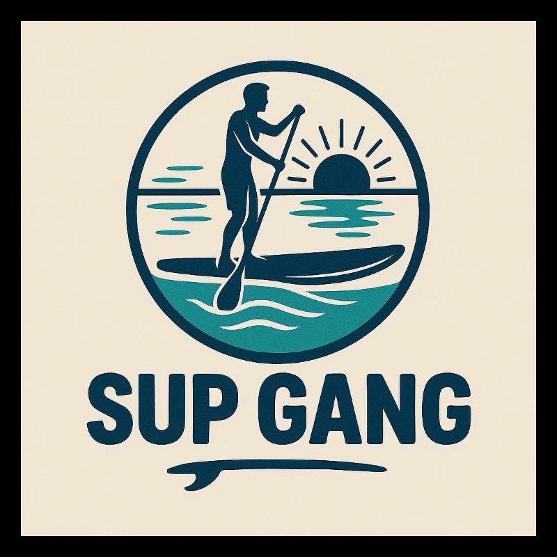 SUP GANG au coucher du soleil