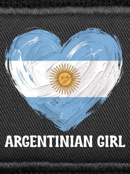 Argentinisches Mädchenherz Fußball