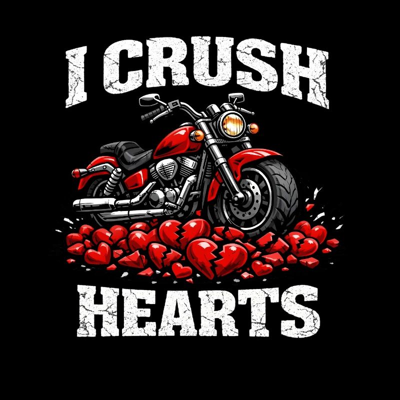 Saint-Valentin : J’écrase des cœurs motard motard