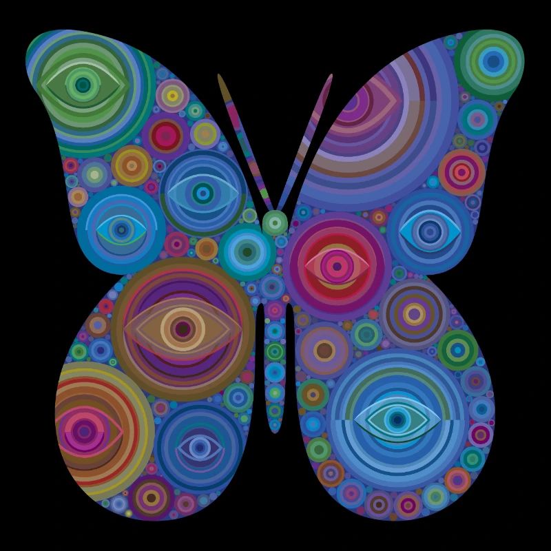 Abstract Eye Butterfly