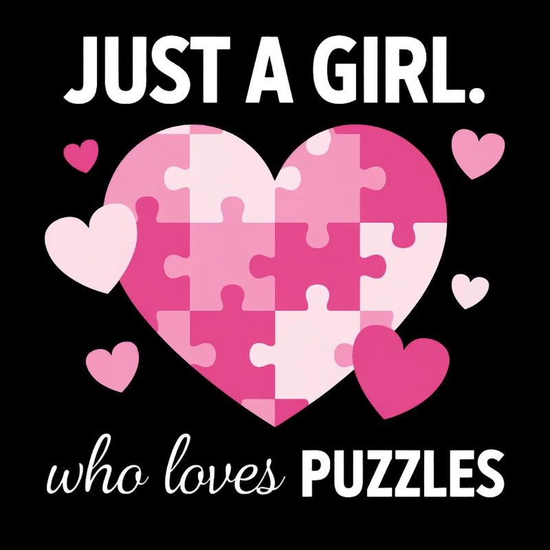 Just a girl, das Puzzles liebt