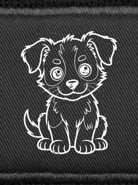 Cuddly Doodle Dog Outline