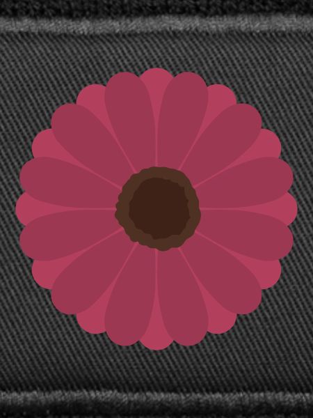 Rosa Gerbera-Blütenmuster
