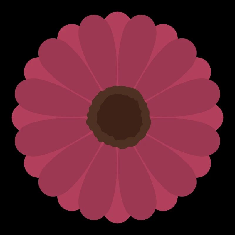 Rosa Gerbera-Blütenmuster