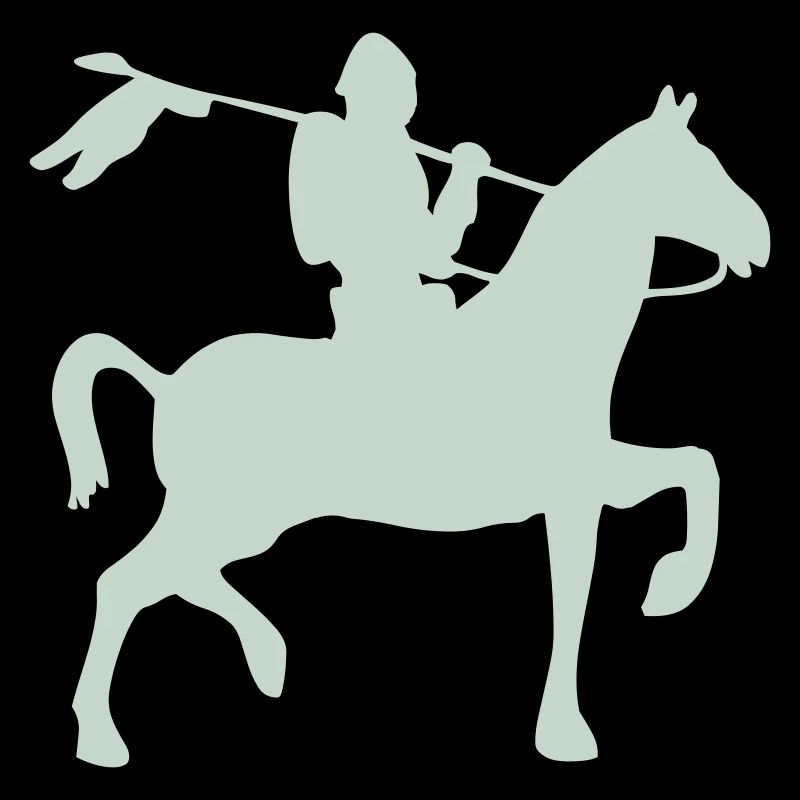 Chevalier guerrier à cheval