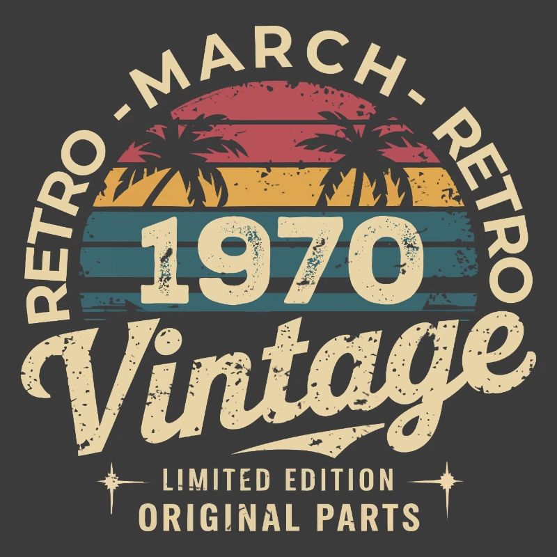 Anniversaire Mars 1970 Édition Limitée Retro March