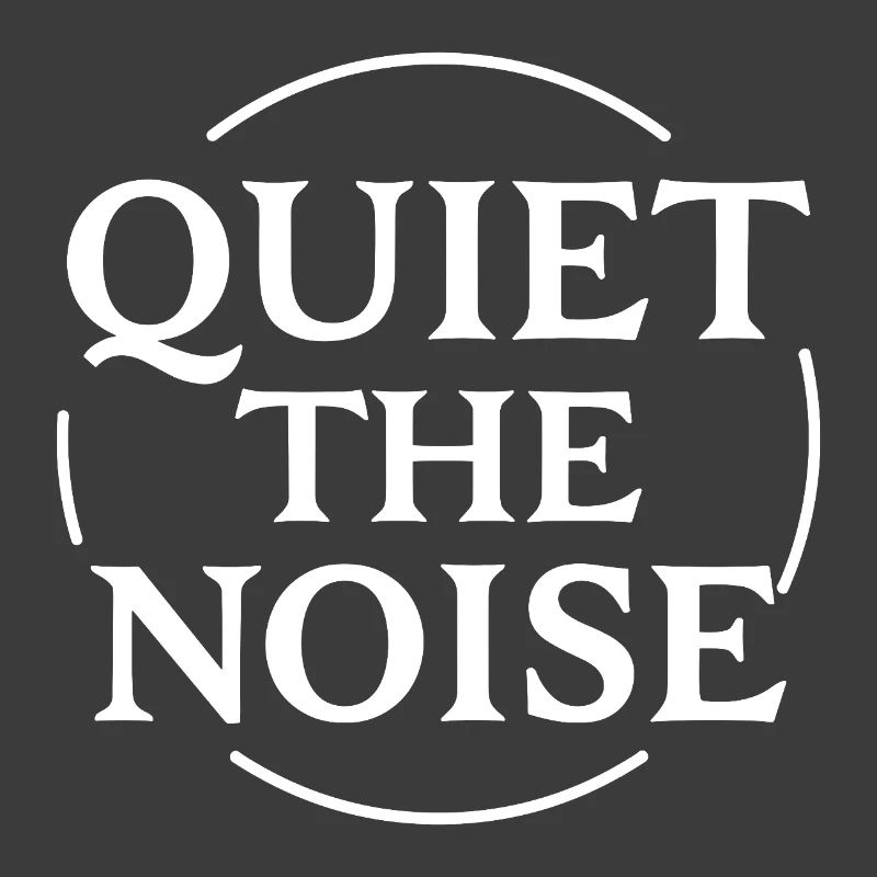 Faites taire la déclaration de bruit en cercle pour la concentration