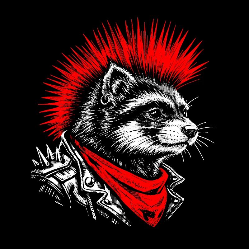 Punk Ferret – rebellischer Stil mit einer Kralle