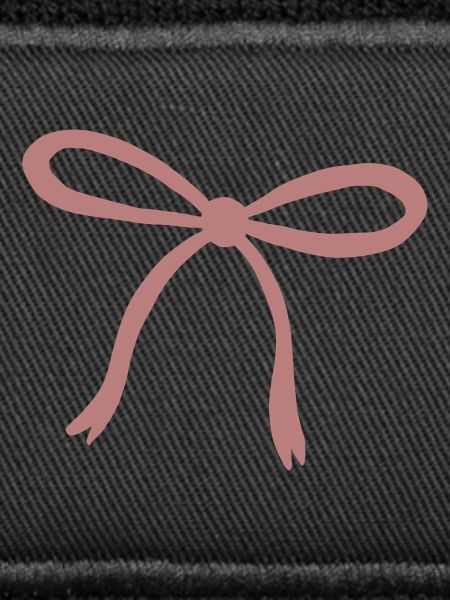 Rosy Ribbon Bow Print