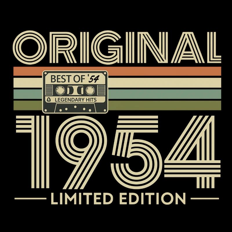 Originale limitierte Retro-Hits von 1954