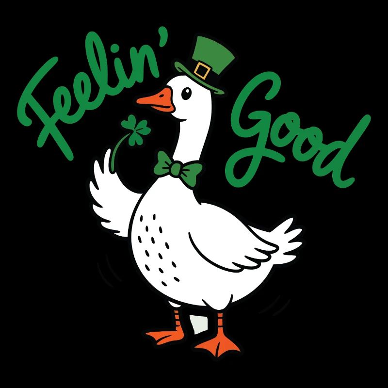 Feelin' Good Duck Leprechaun