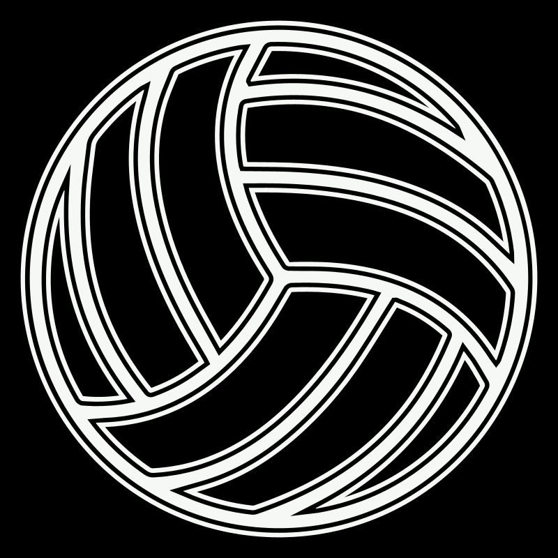 Volleyball Kreis-Muster